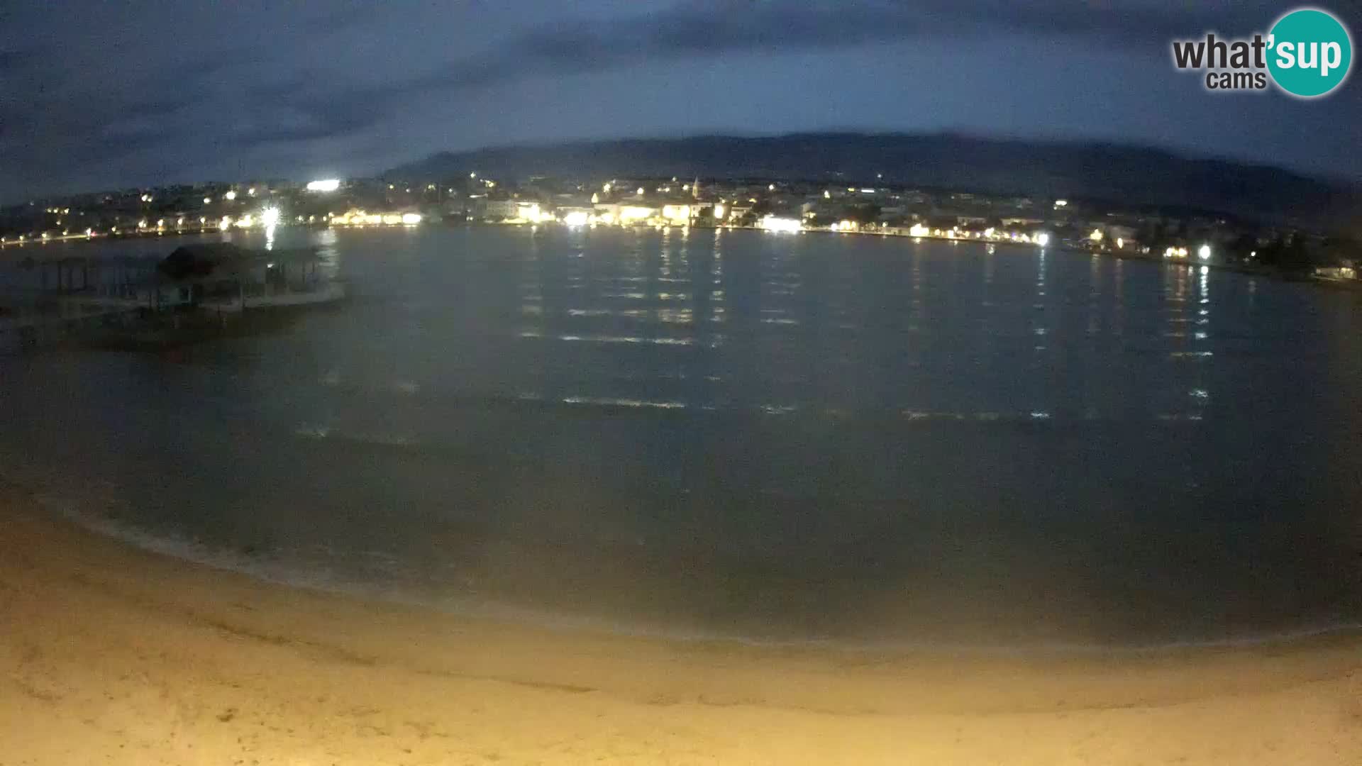 Novalja Kamera v živo – mestna plaža