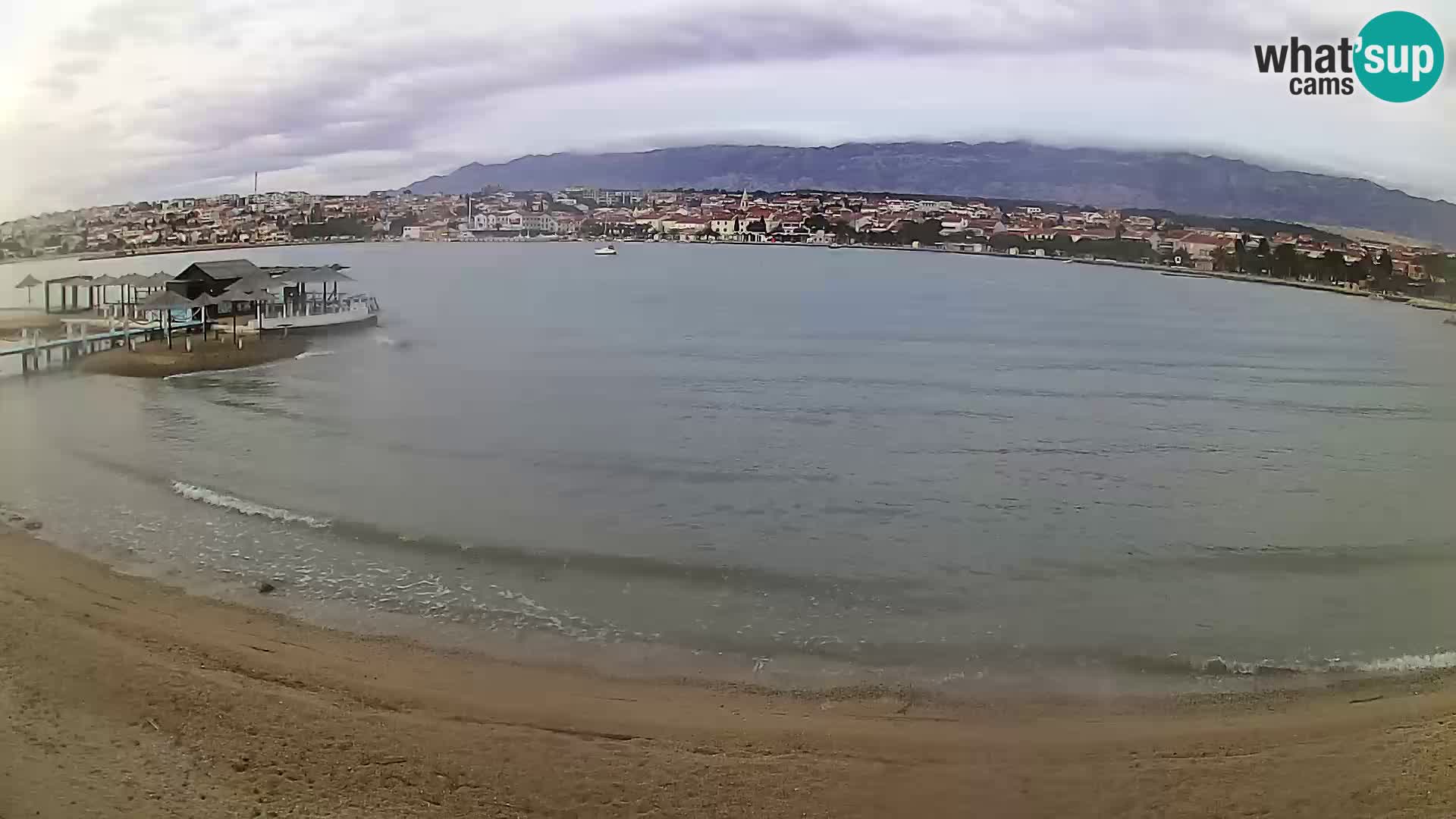 Live webcam Novalja – The Town beach