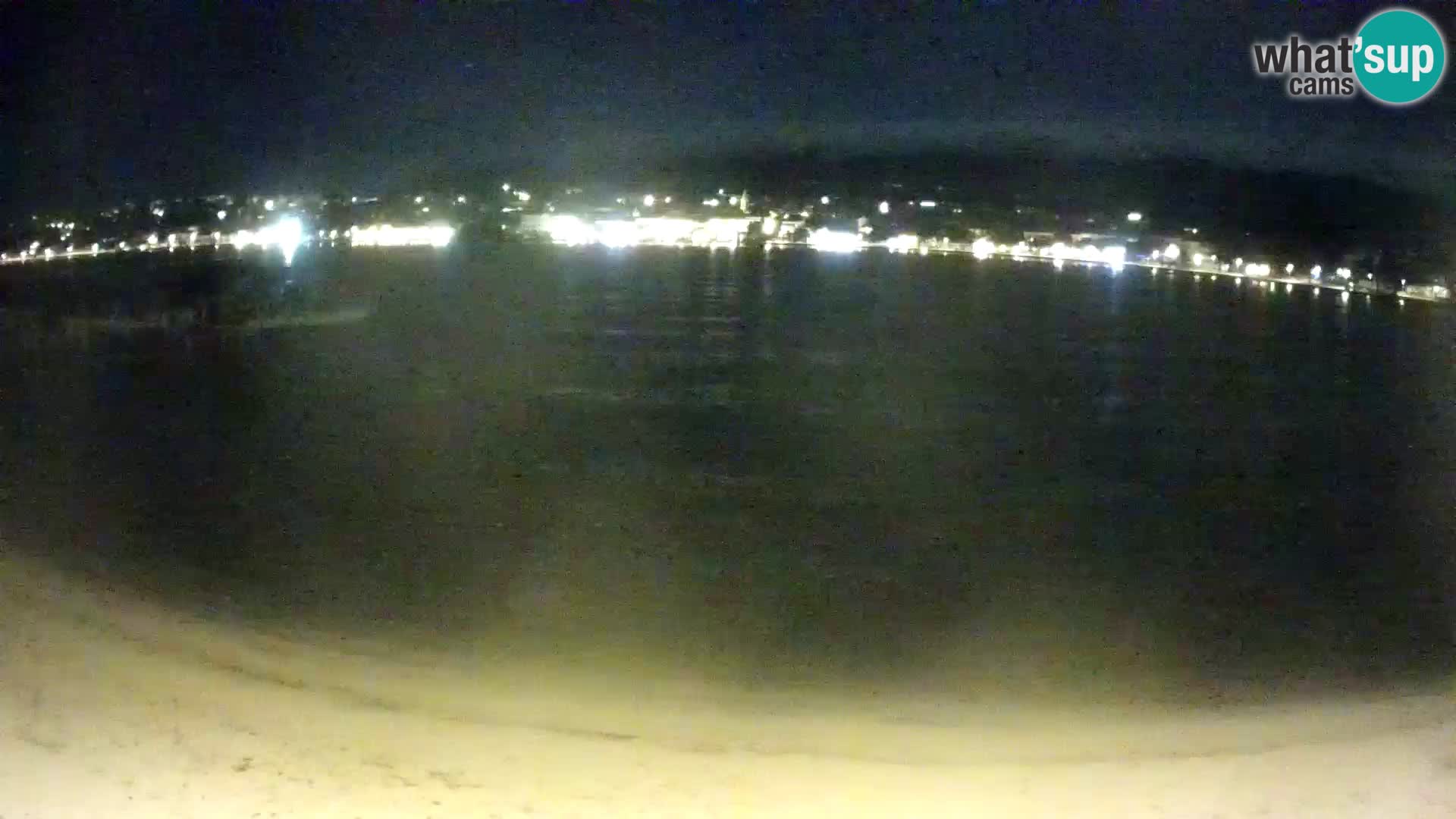 Novalja webcam – spiaggia cittadina
