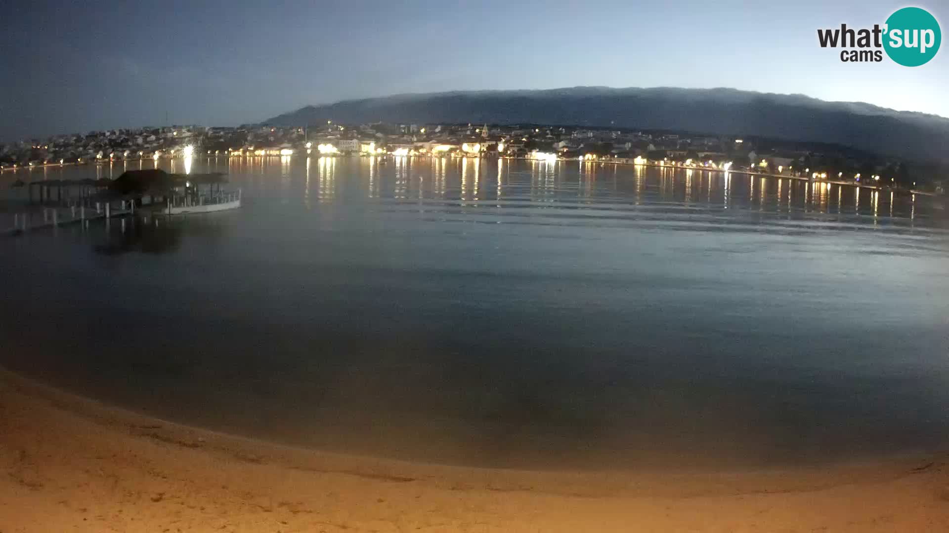 Novalja webcam – spiaggia cittadina