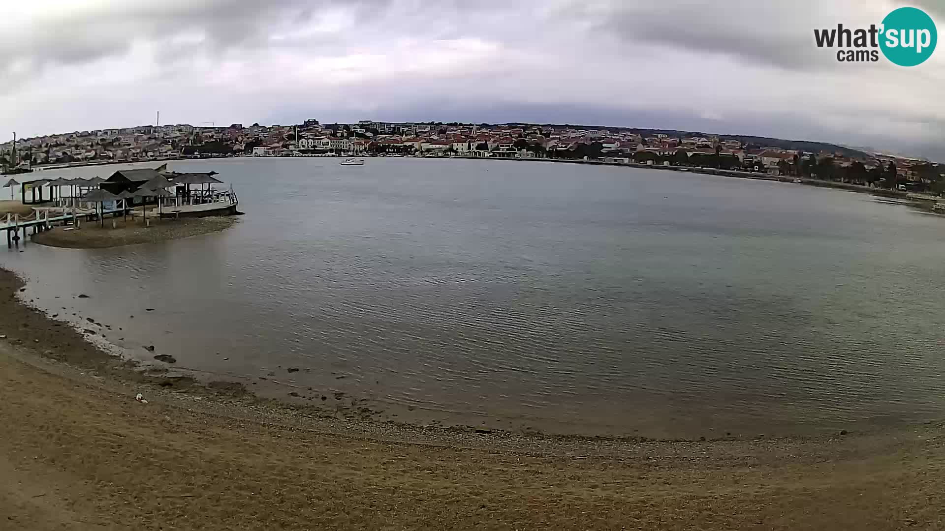 Live webcam Novalja – The Town beach