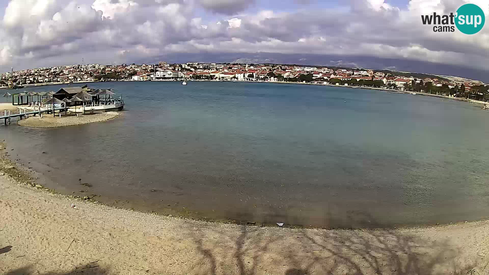 Live webcam Novalja – The Town beach