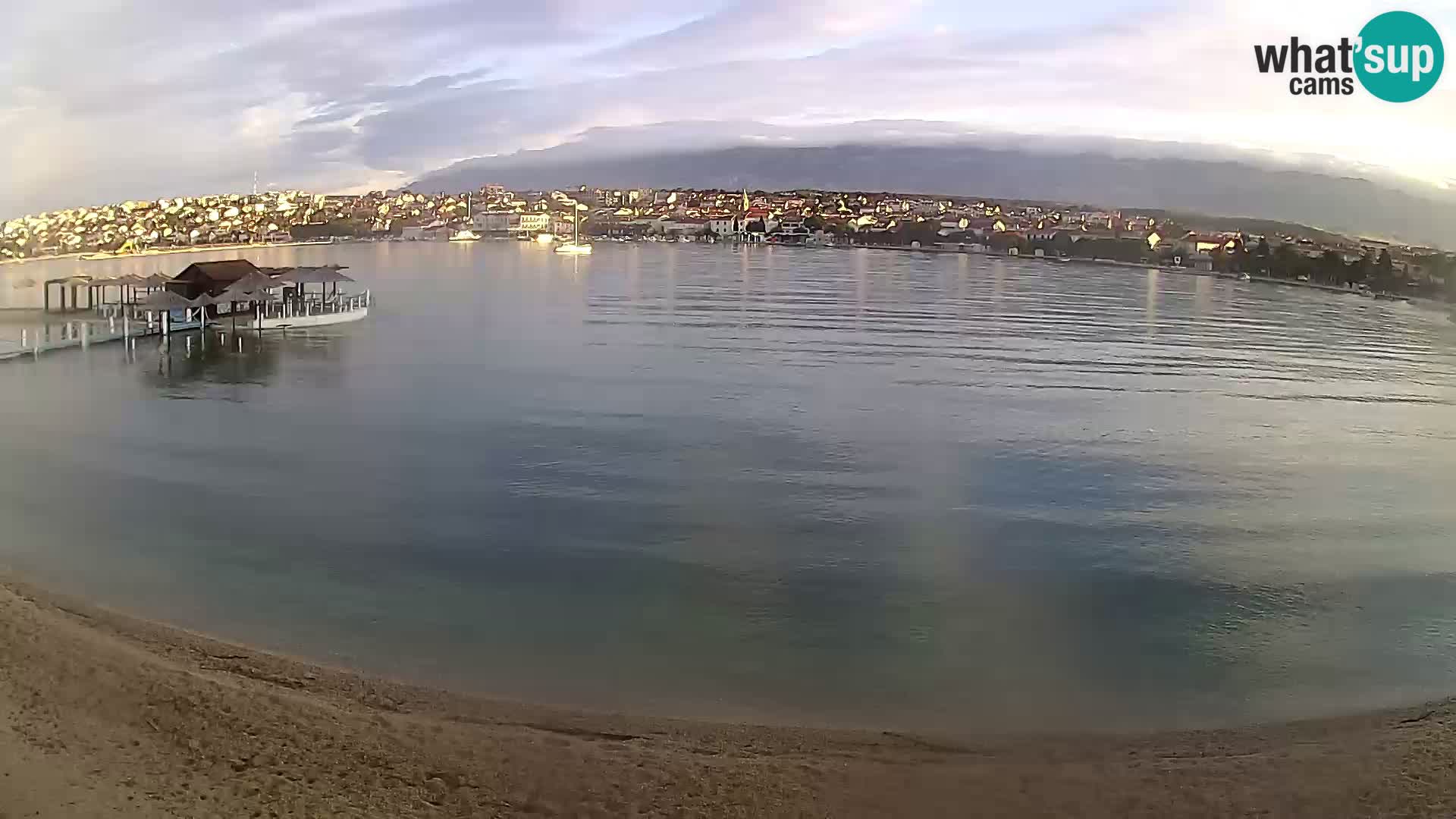 Novalja Kamera u živo – gradska plaža