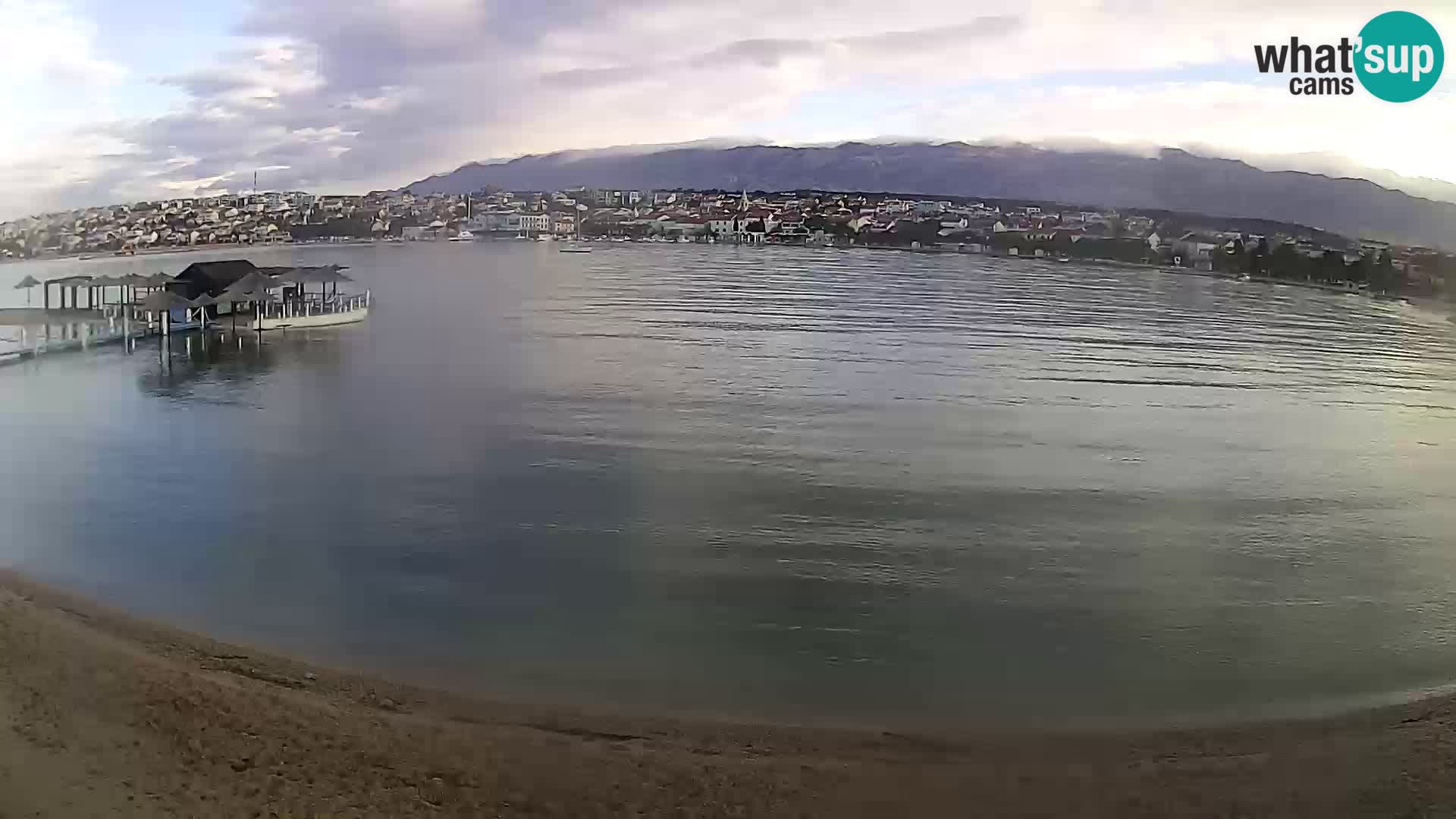 Novalja Kamera v živo – mestna plaža