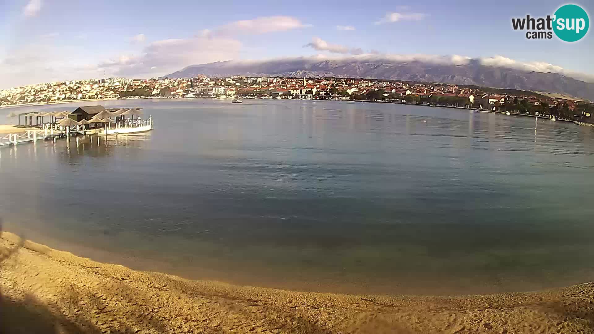 Live webcam Novalja – The Town beach