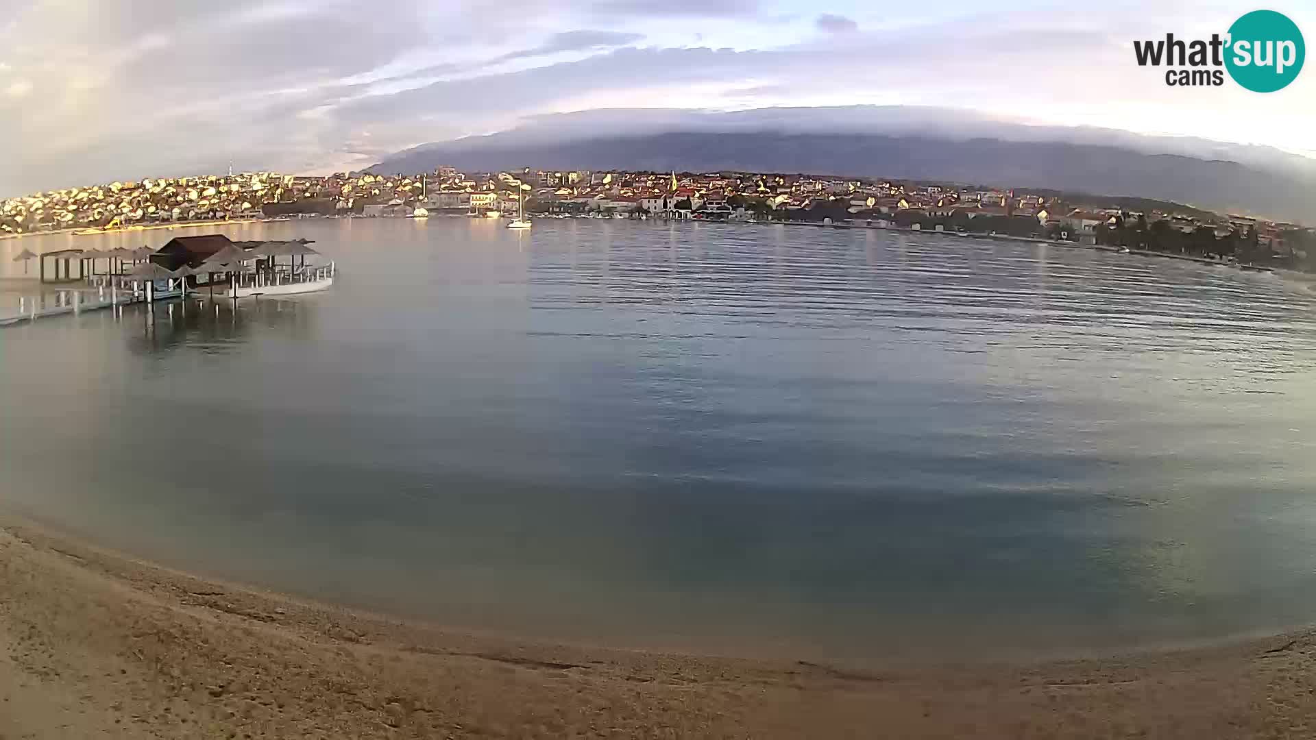 Novalja Kamera u živo – gradska plaža