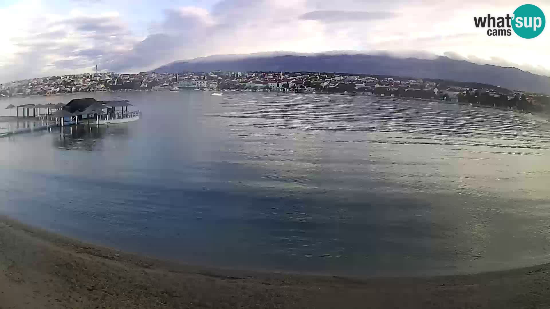 Live webcam Novalja – The Town beach