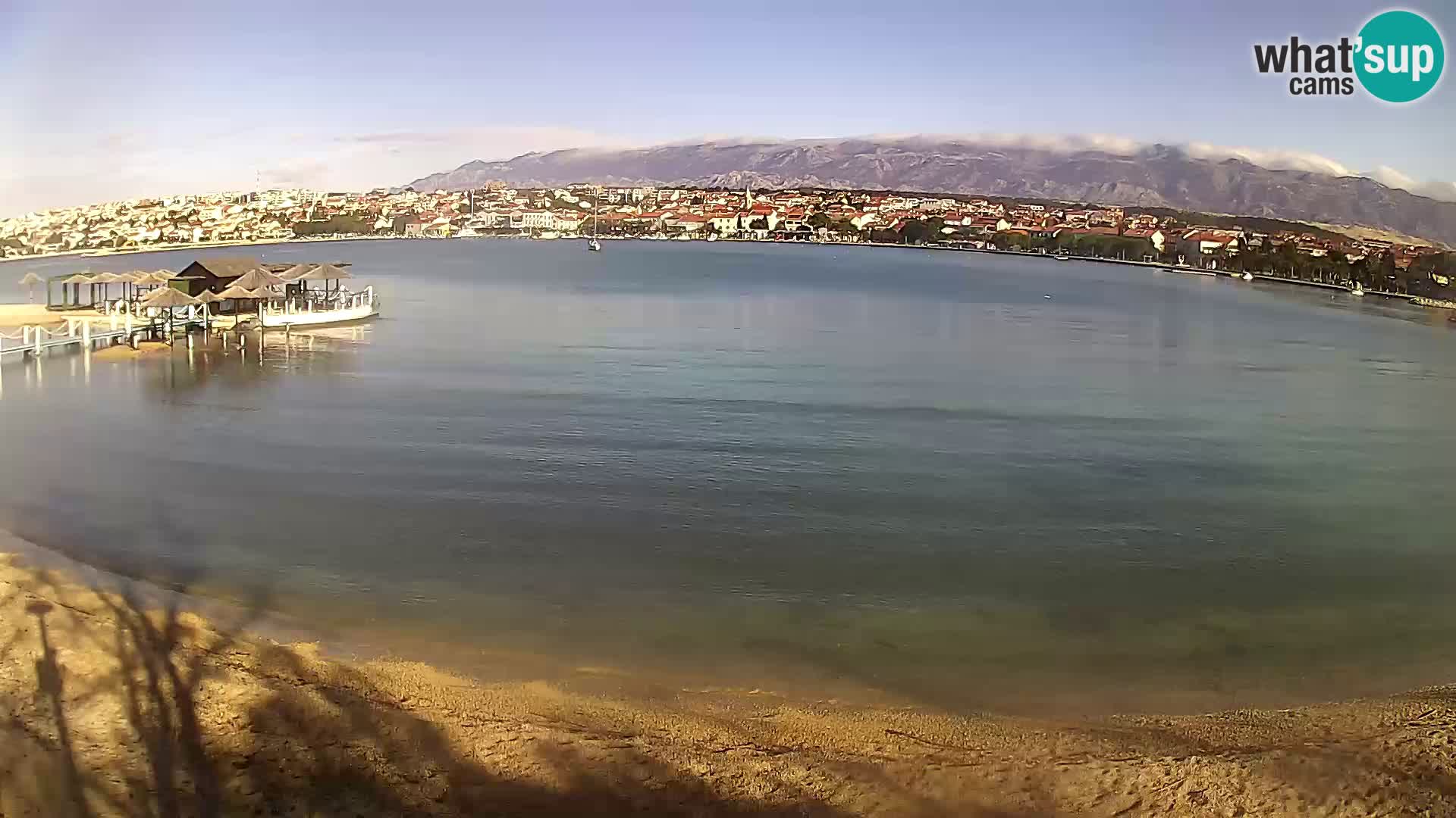 Live webcam Novalja – The Town beach