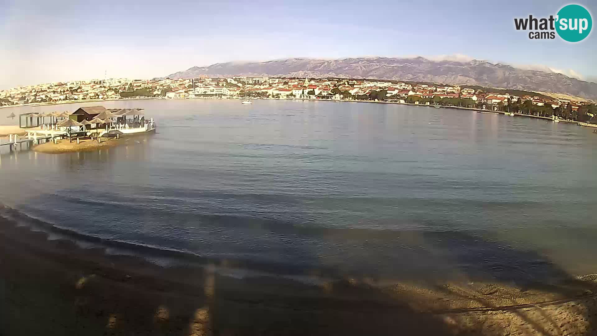 Novalja Kamera u živo – gradska plaža