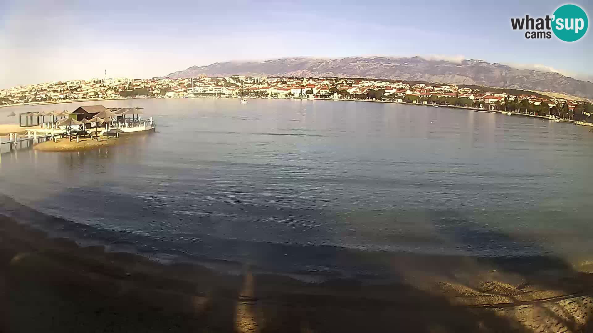 Novalja webcam – spiaggia cittadina