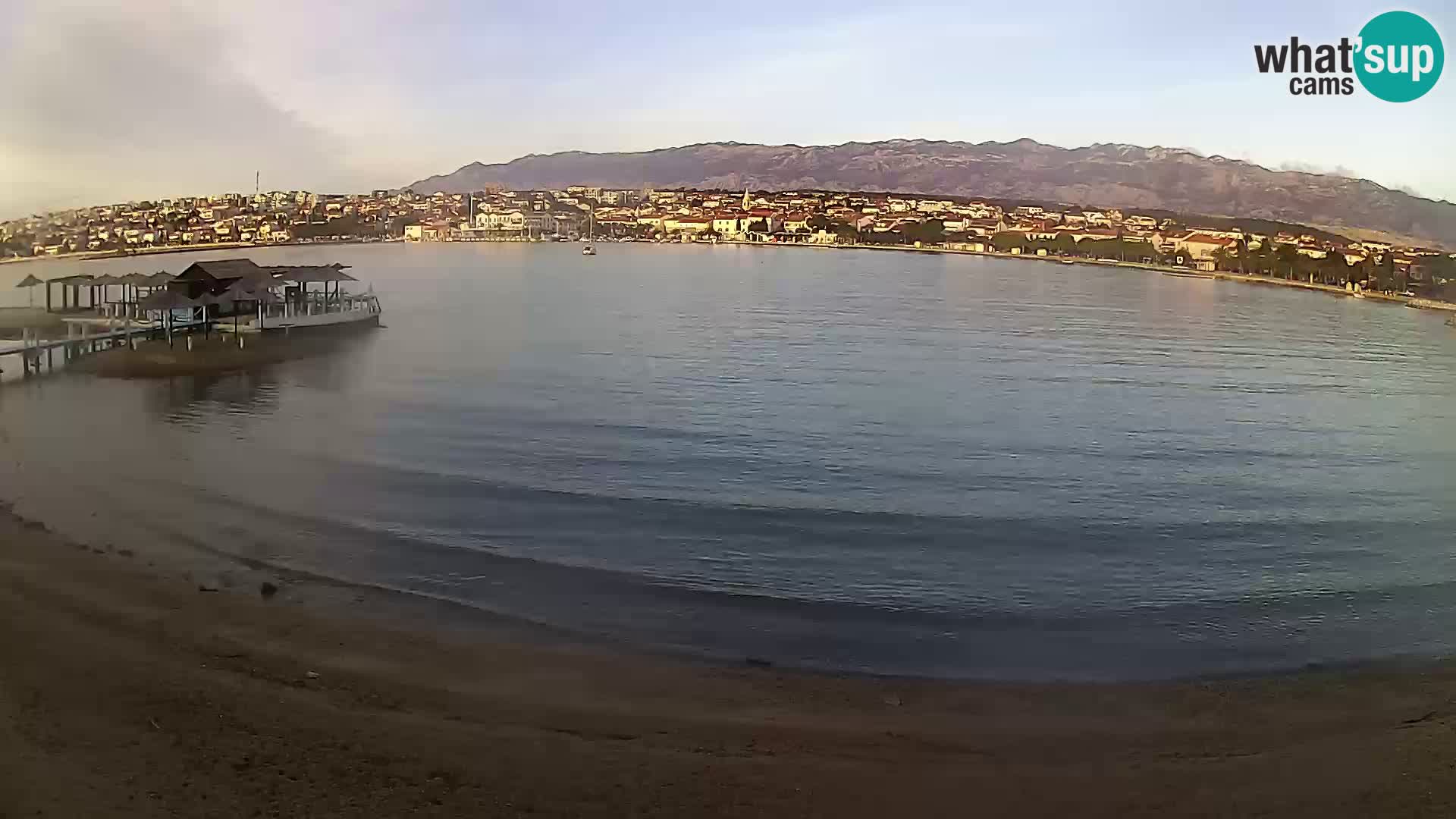 Novalja Kamera v živo – mestna plaža