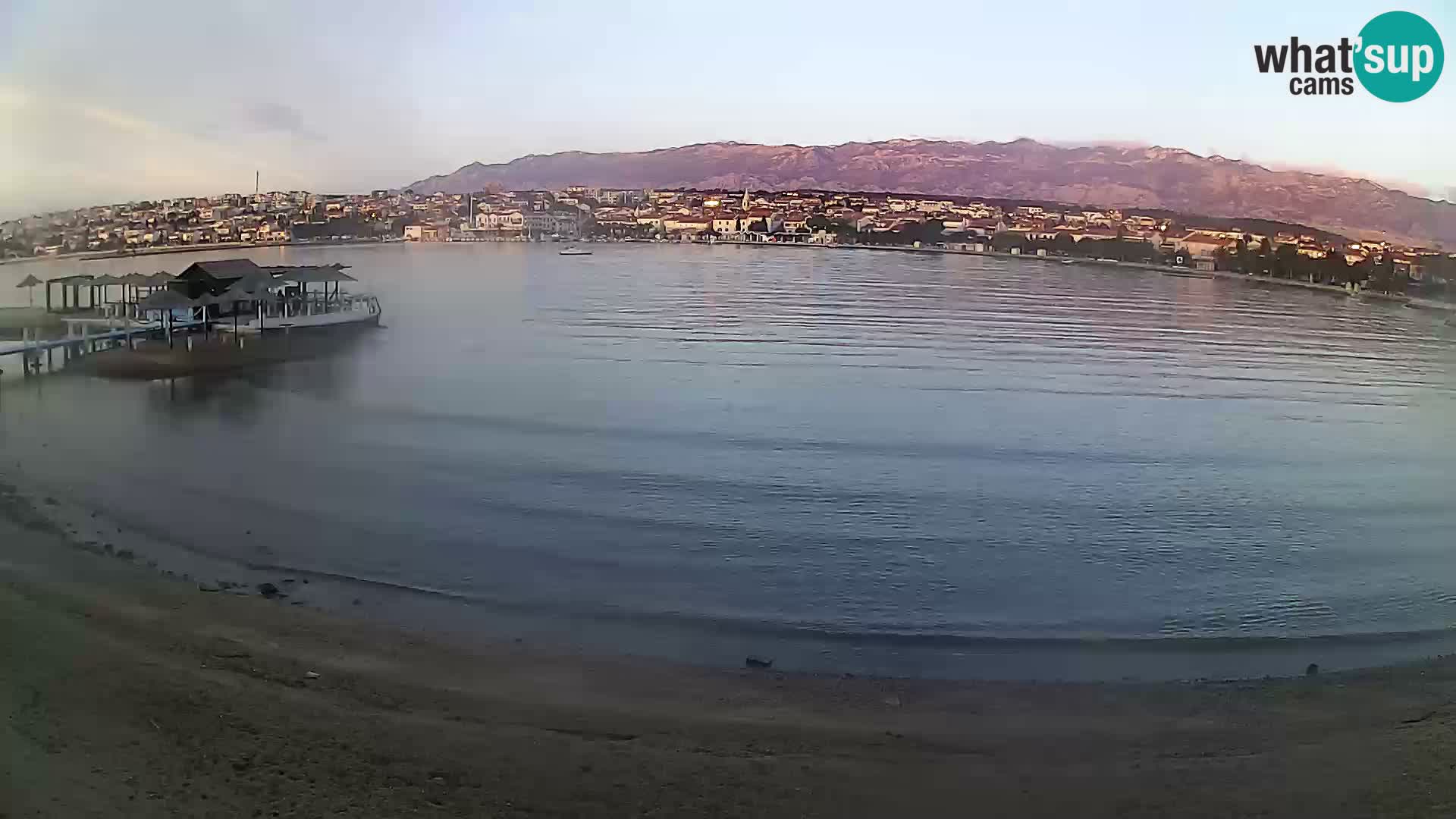 Live webcam Novalja – The Town beach