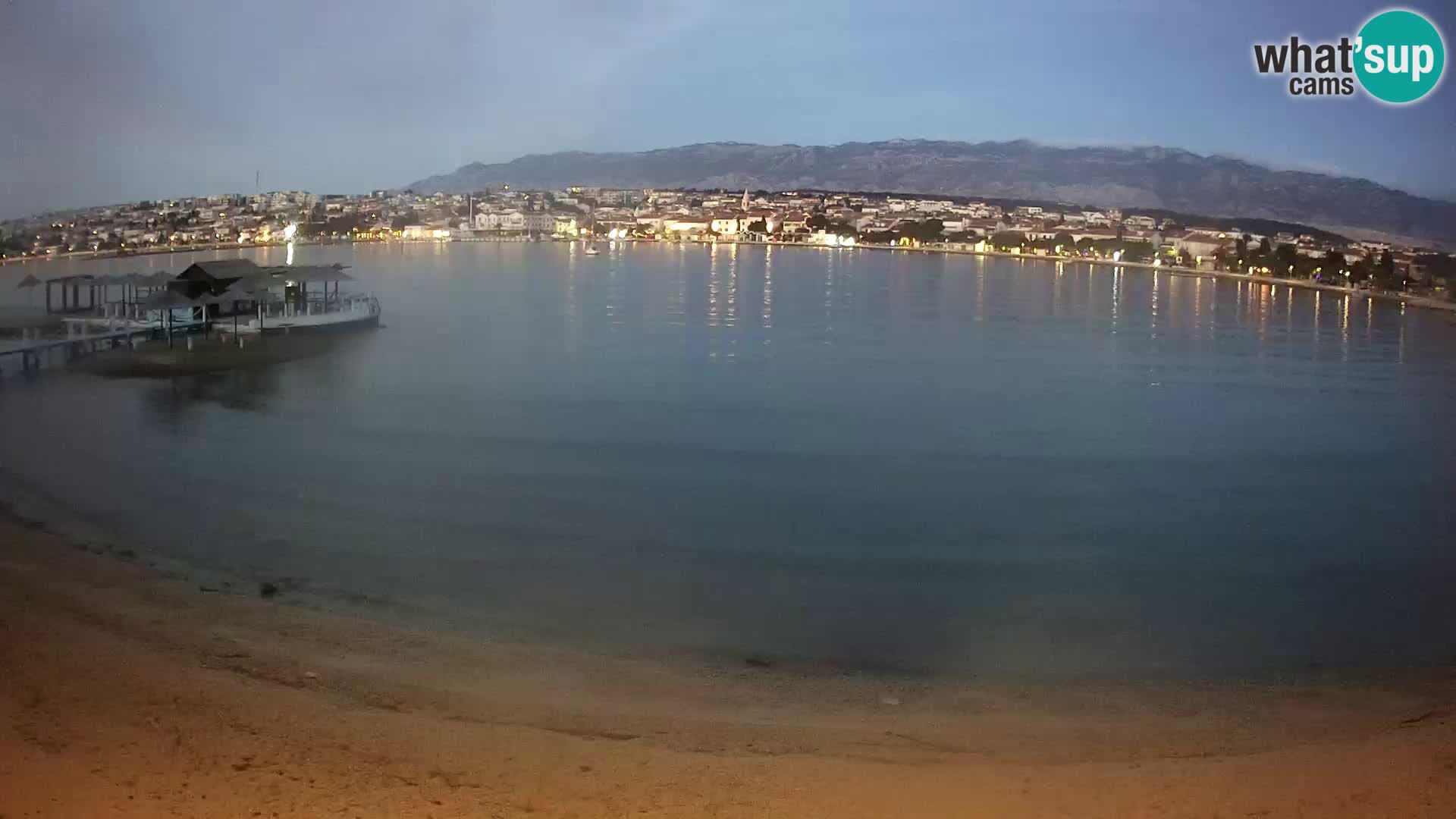 Novalja Kamera u živo – gradska plaža