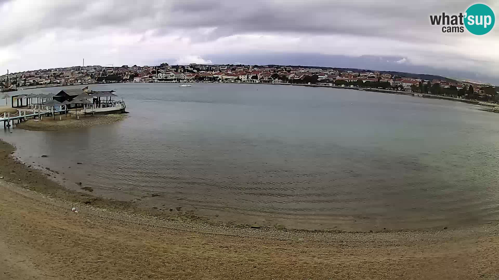 Live webcam Novalja – The Town beach