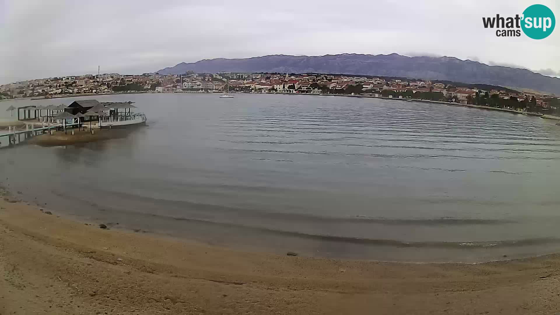 Live webcam Novalja – The Town beach