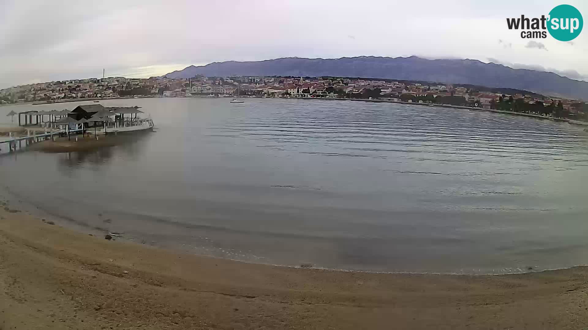 Novalja Kamera u živo – gradska plaža