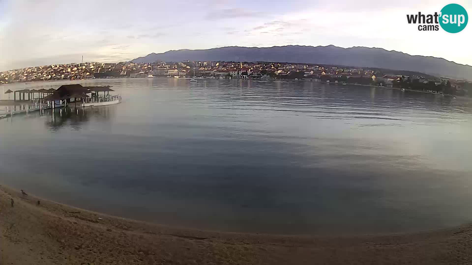 Live webcam Novalja – The Town beach