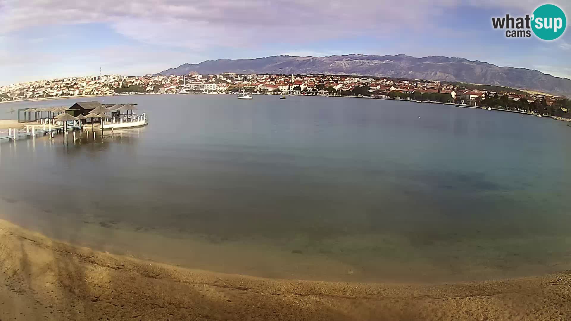 Novalja Kamera v živo – mestna plaža