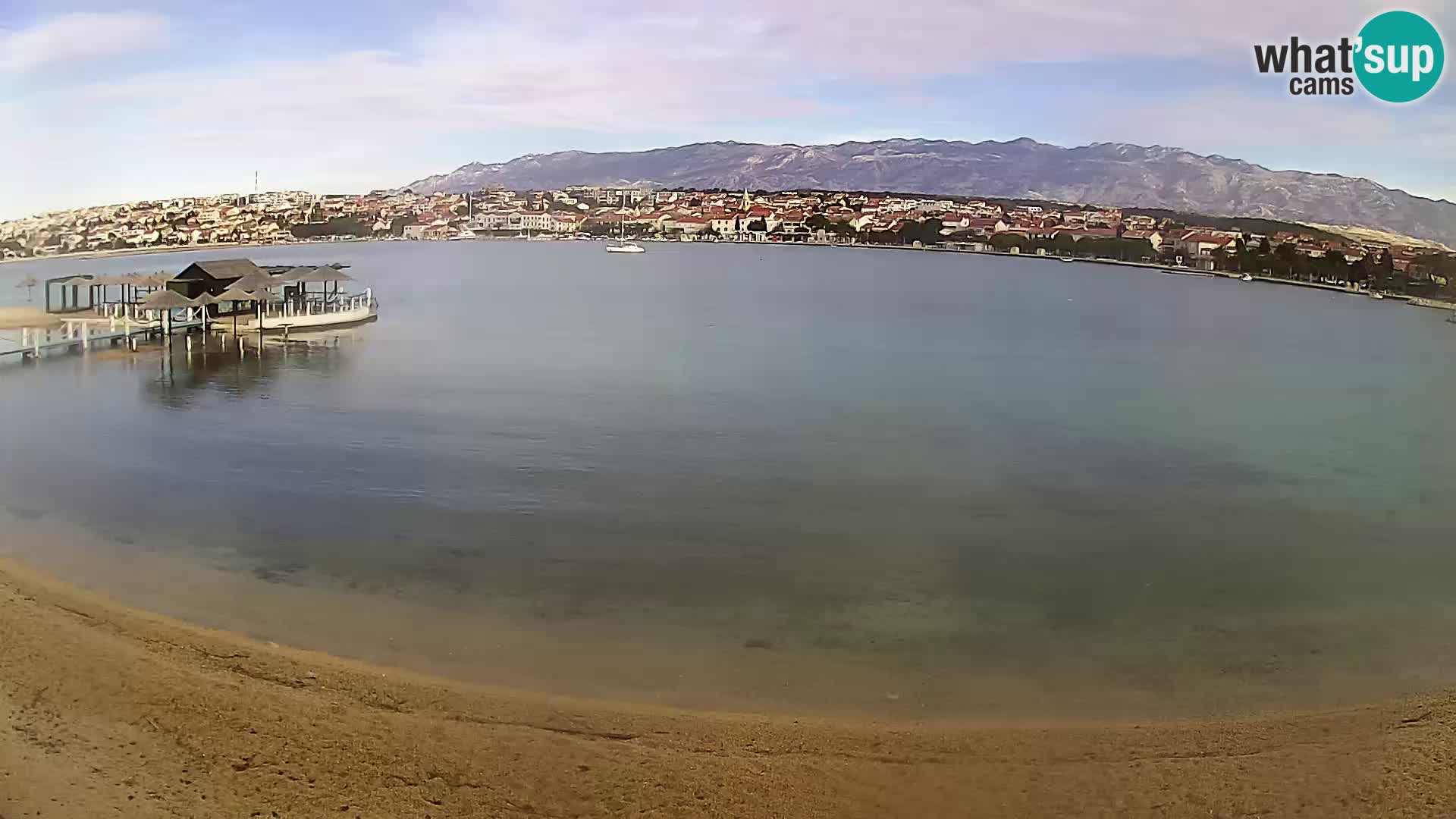 Novalja Kamera u živo – gradska plaža