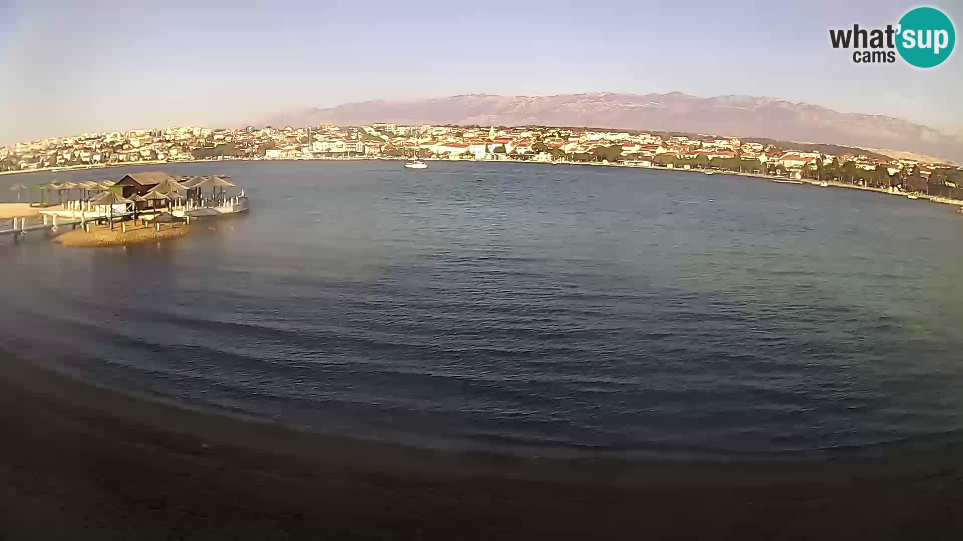 Novalja Kamera v živo – mestna plaža