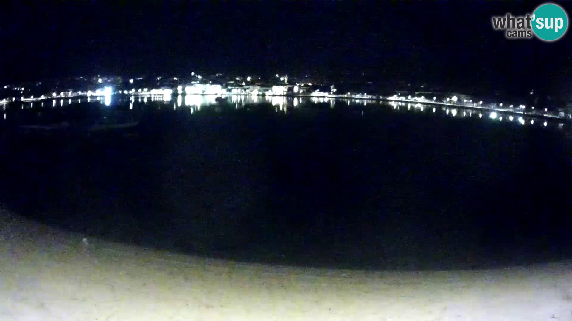 Novalja Kamera v živo – mestna plaža