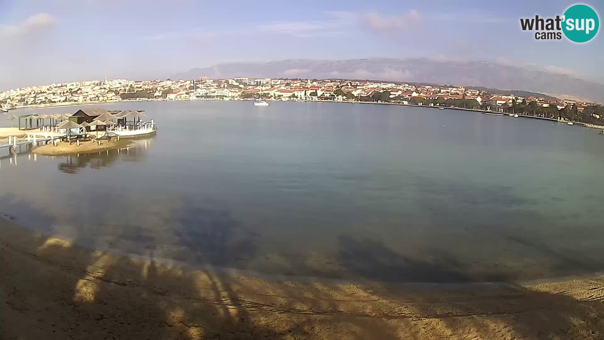 Novalja Kamera v živo – mestna plaža