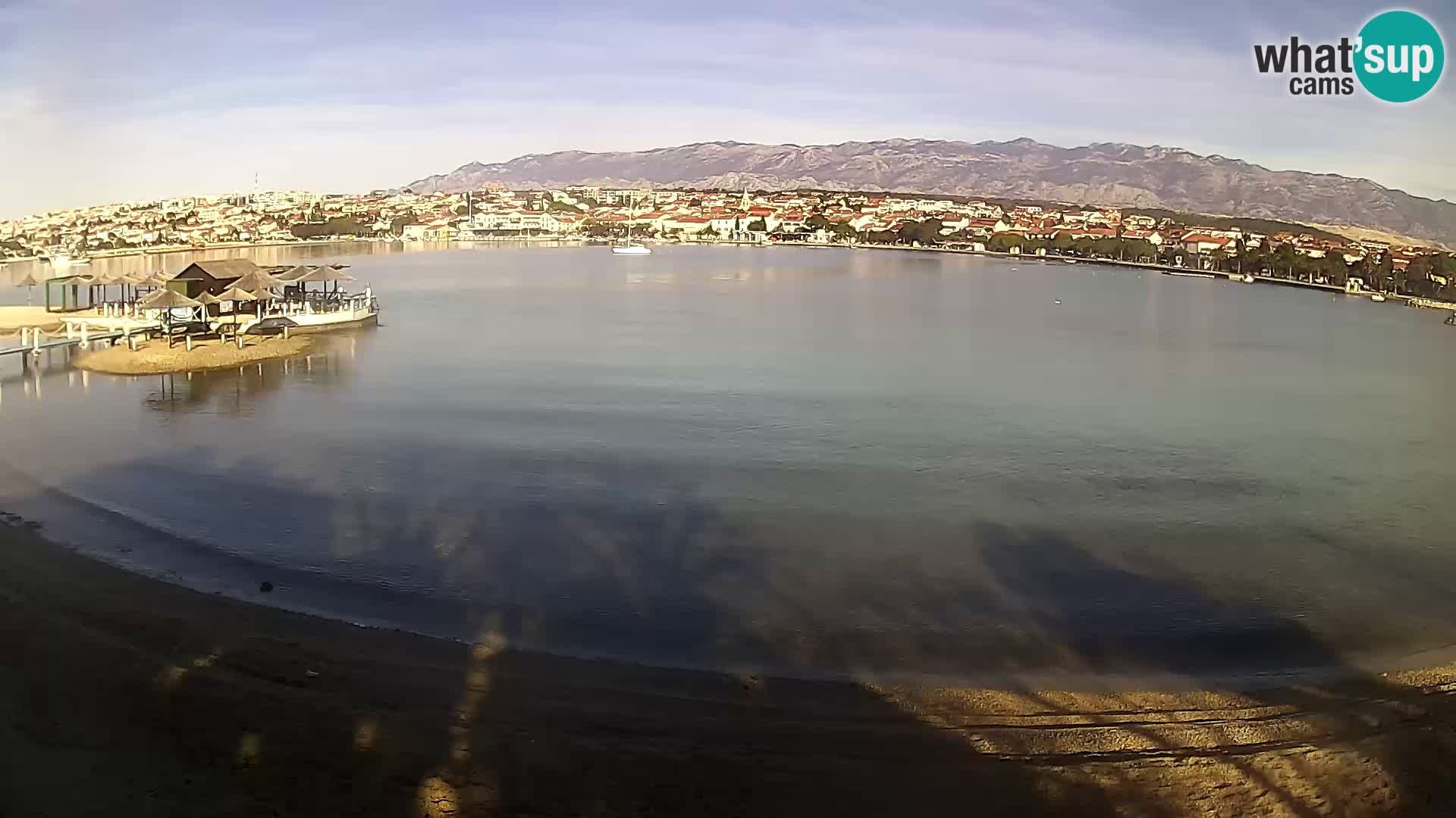 Novalja Kamera v živo – mestna plaža