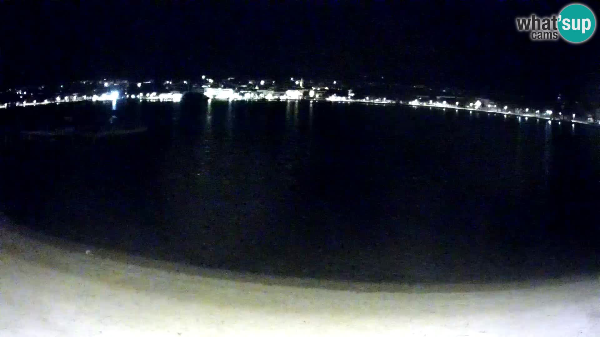 Novalja livecam – plage de la ville