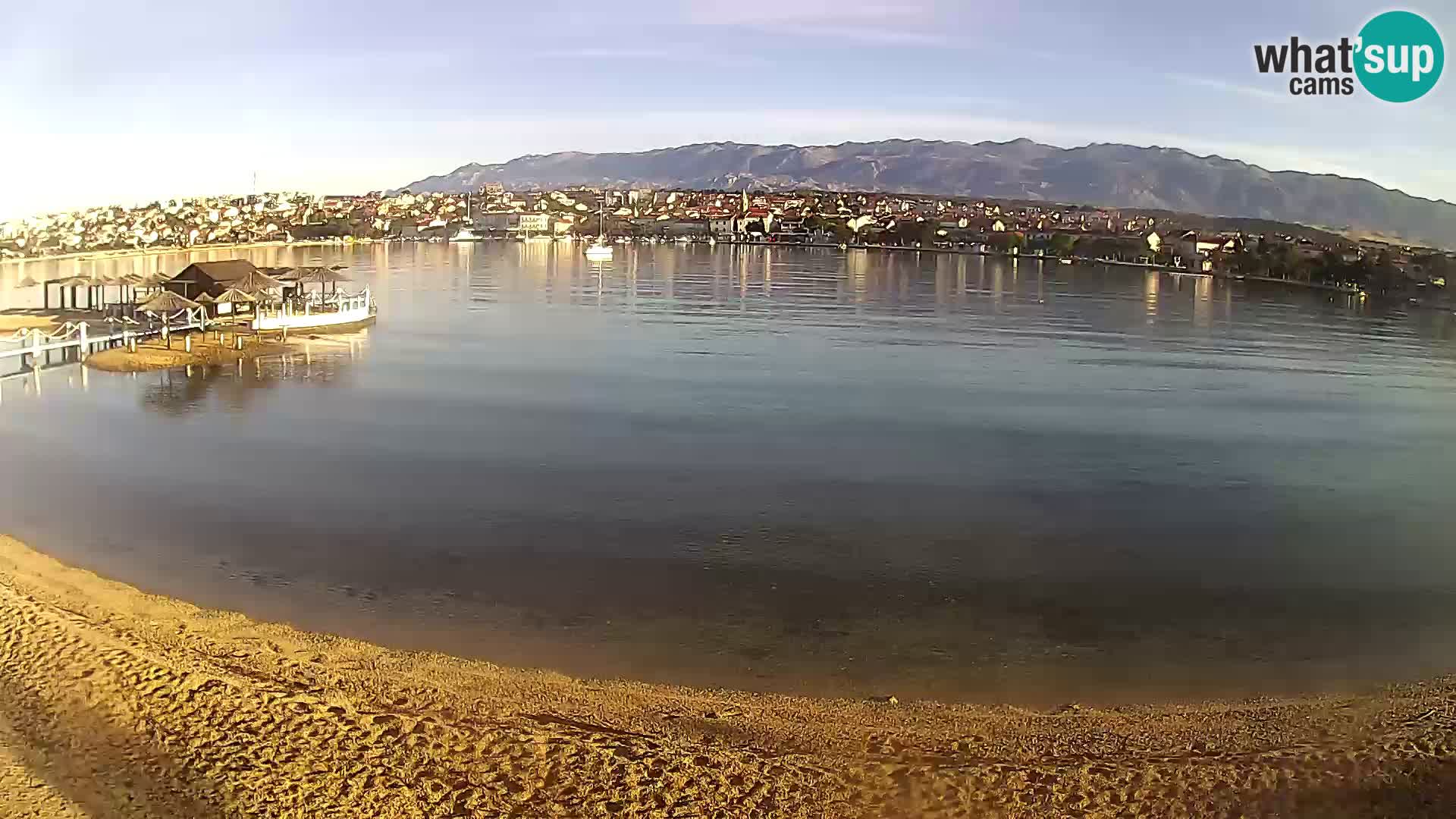 Novalja Kamera v živo – mestna plaža