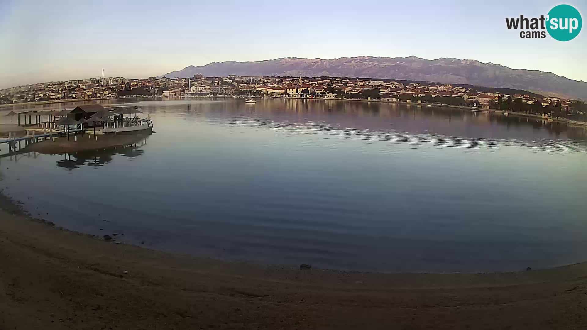 Novalja Kamera v živo – mestna plaža