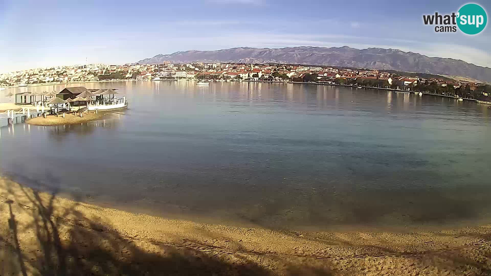 Novalja webcam – spiaggia cittadina