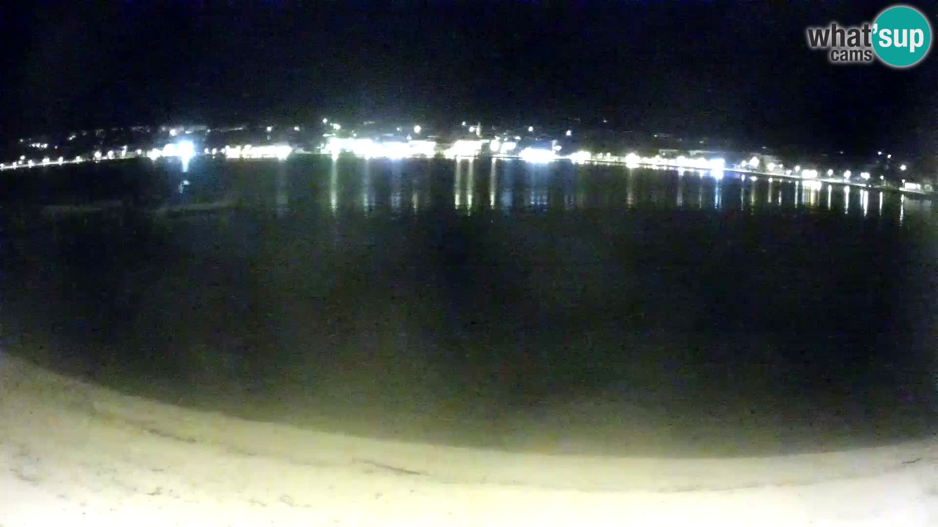 Novalja webcam – spiaggia cittadina