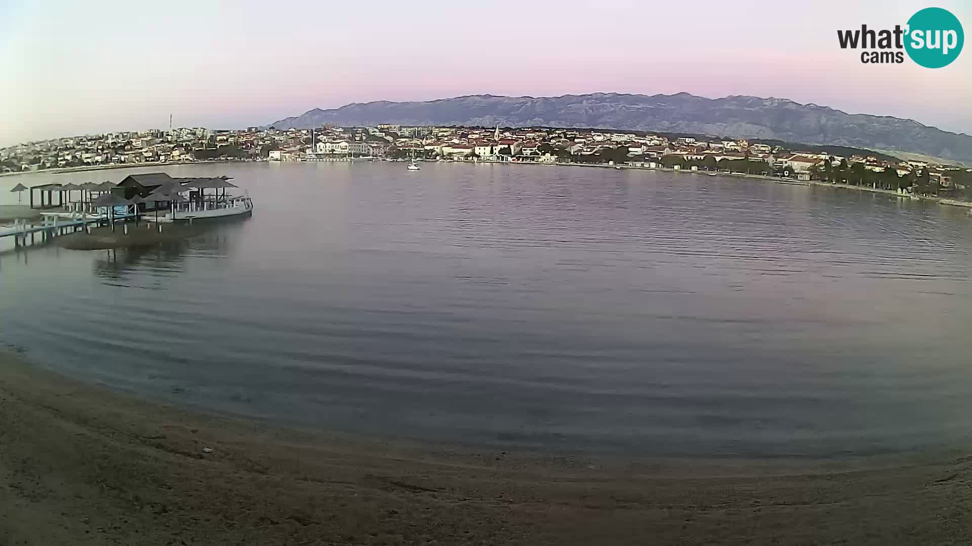 Novalja Kamera v živo – mestna plaža