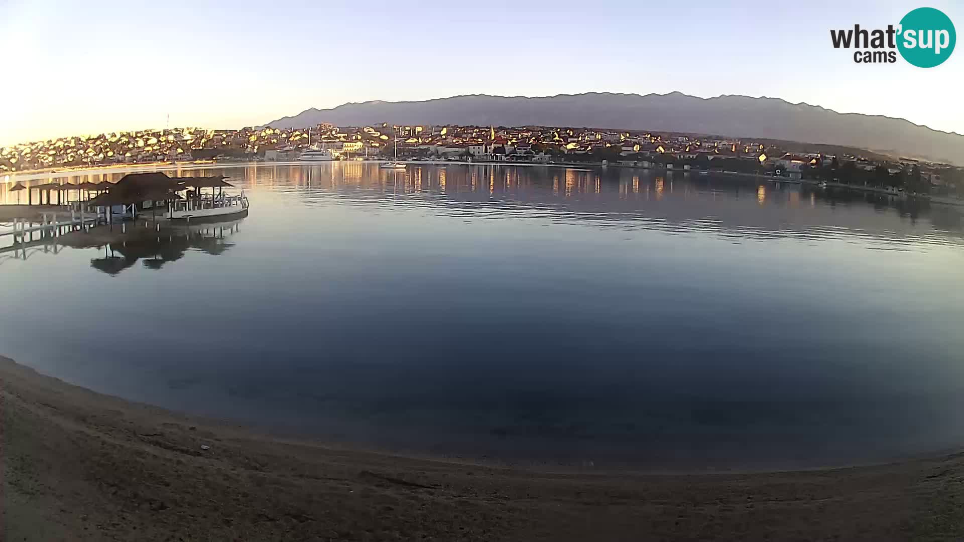 Novalja Kamera u živo – gradska plaža