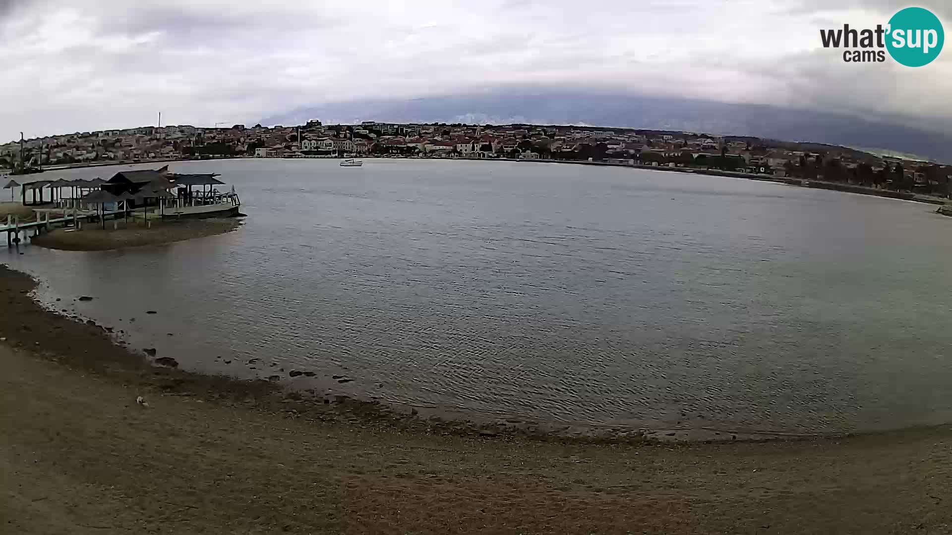 Novalja webcam – spiaggia cittadina