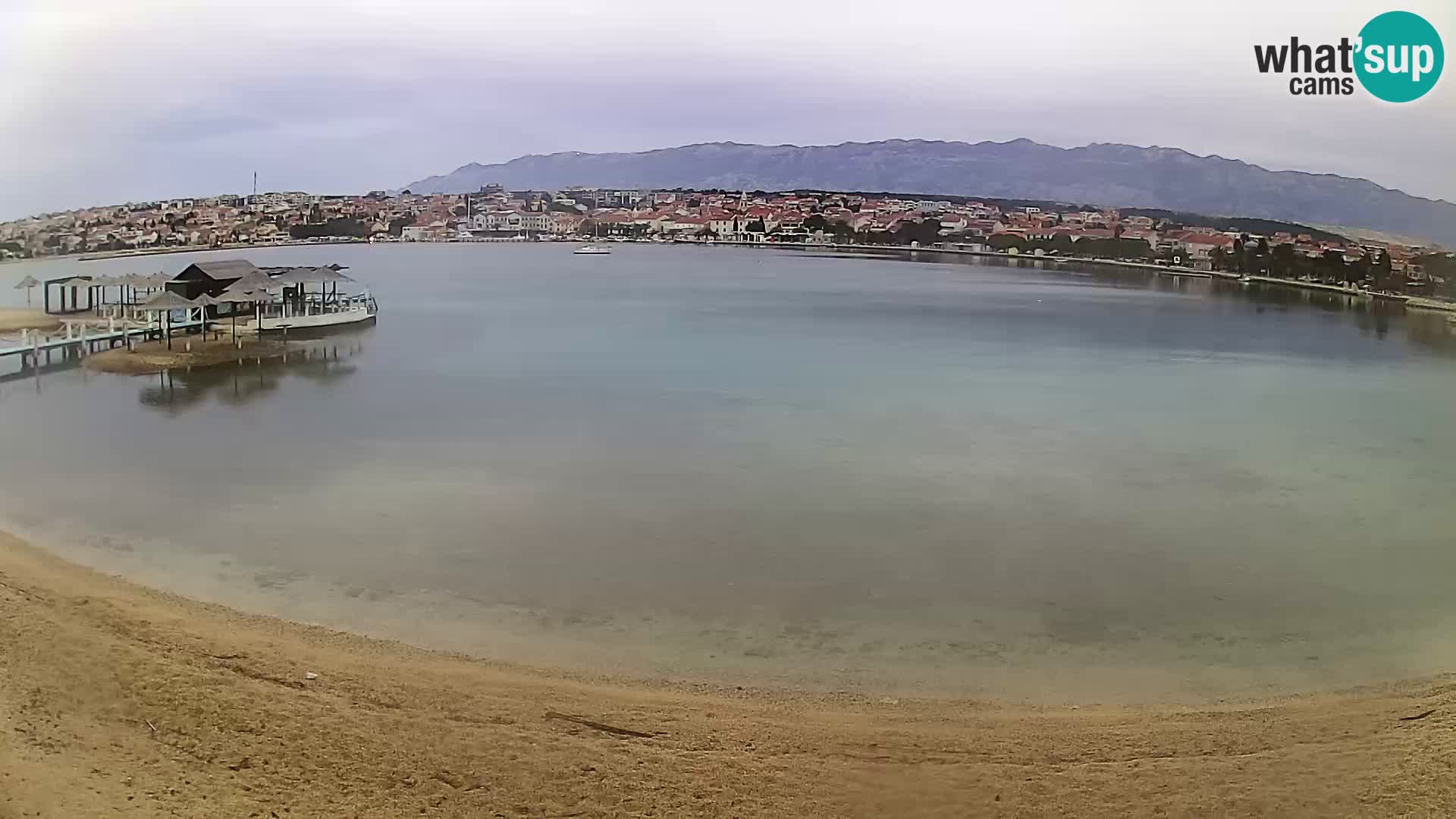 Live webcam Novalja – The Town beach