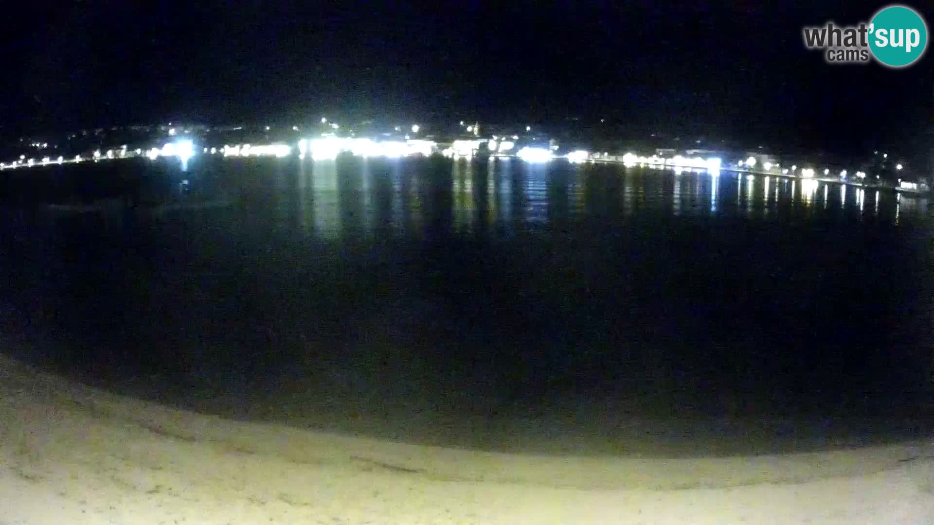 Novalja webcam – spiaggia cittadina