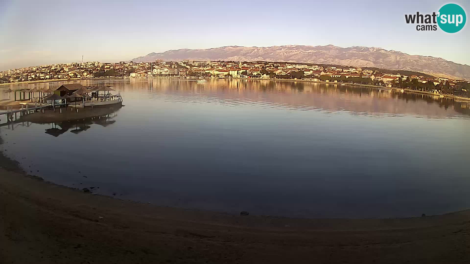 Live webcam Novalja – The Town beach