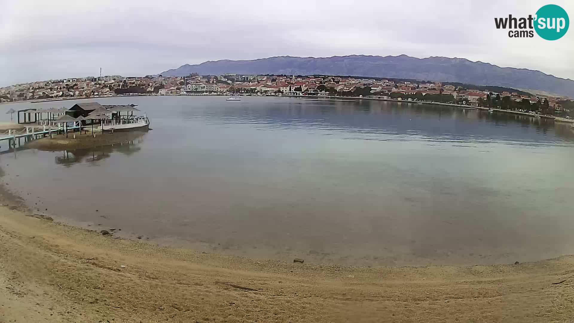 Live webcam Novalja – The Town beach