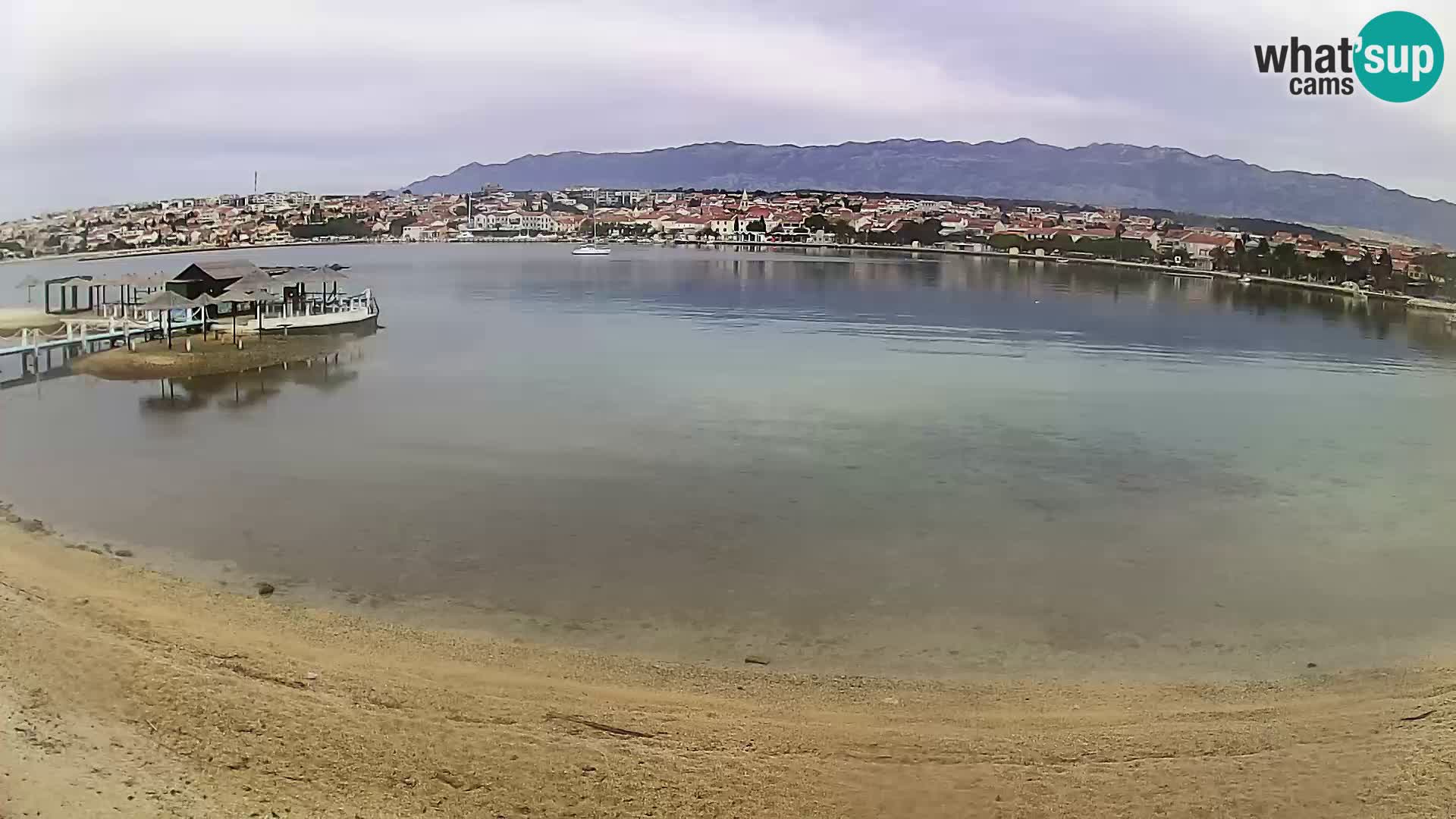Novalja Kamera v živo – mestna plaža