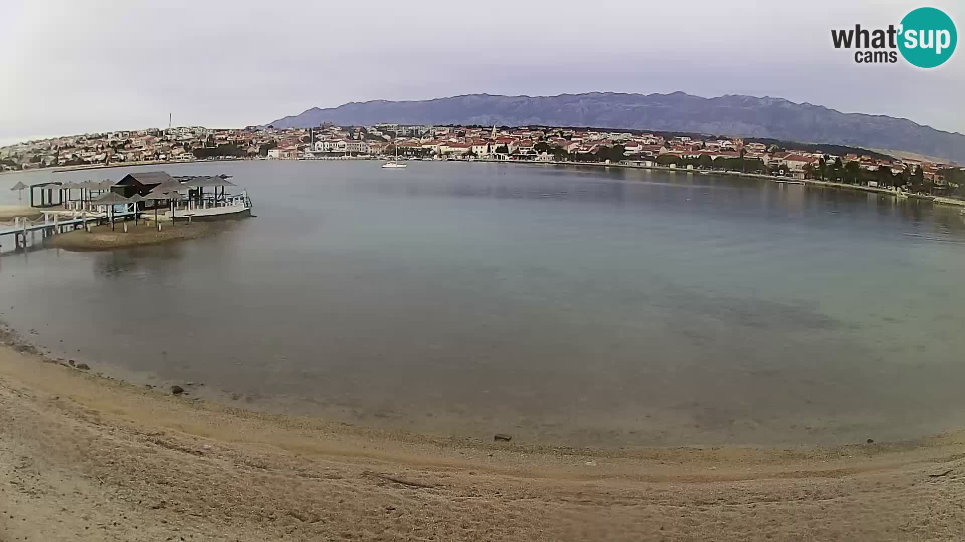 Novalja Kamera u živo – gradska plaža