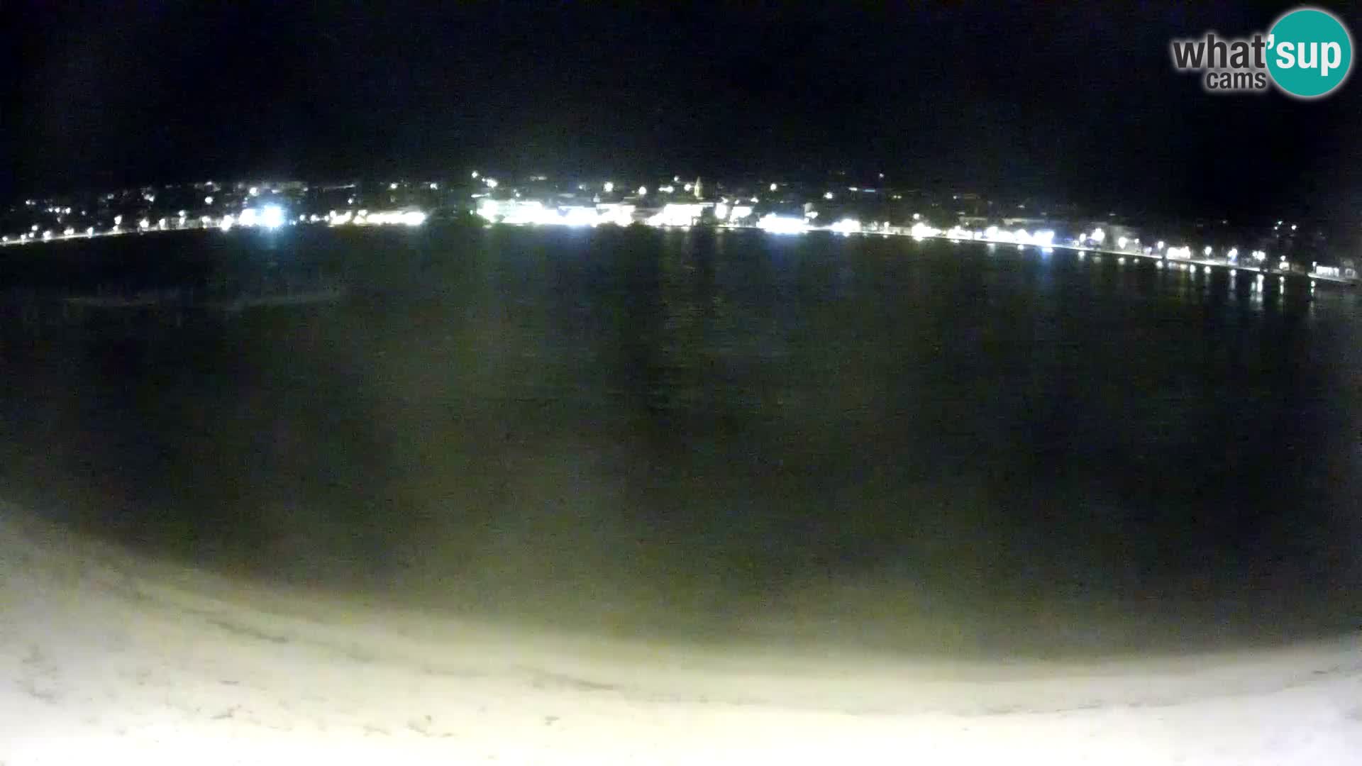 Novalja webcam – spiaggia cittadina