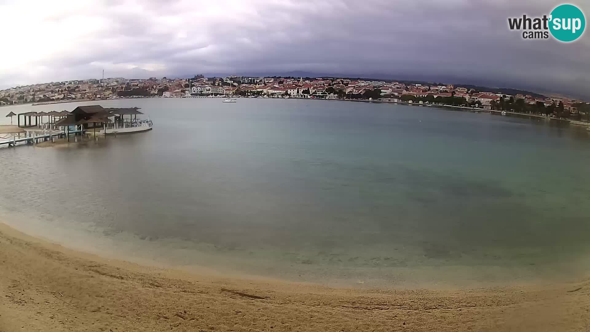 Live webcam Novalja – The Town beach