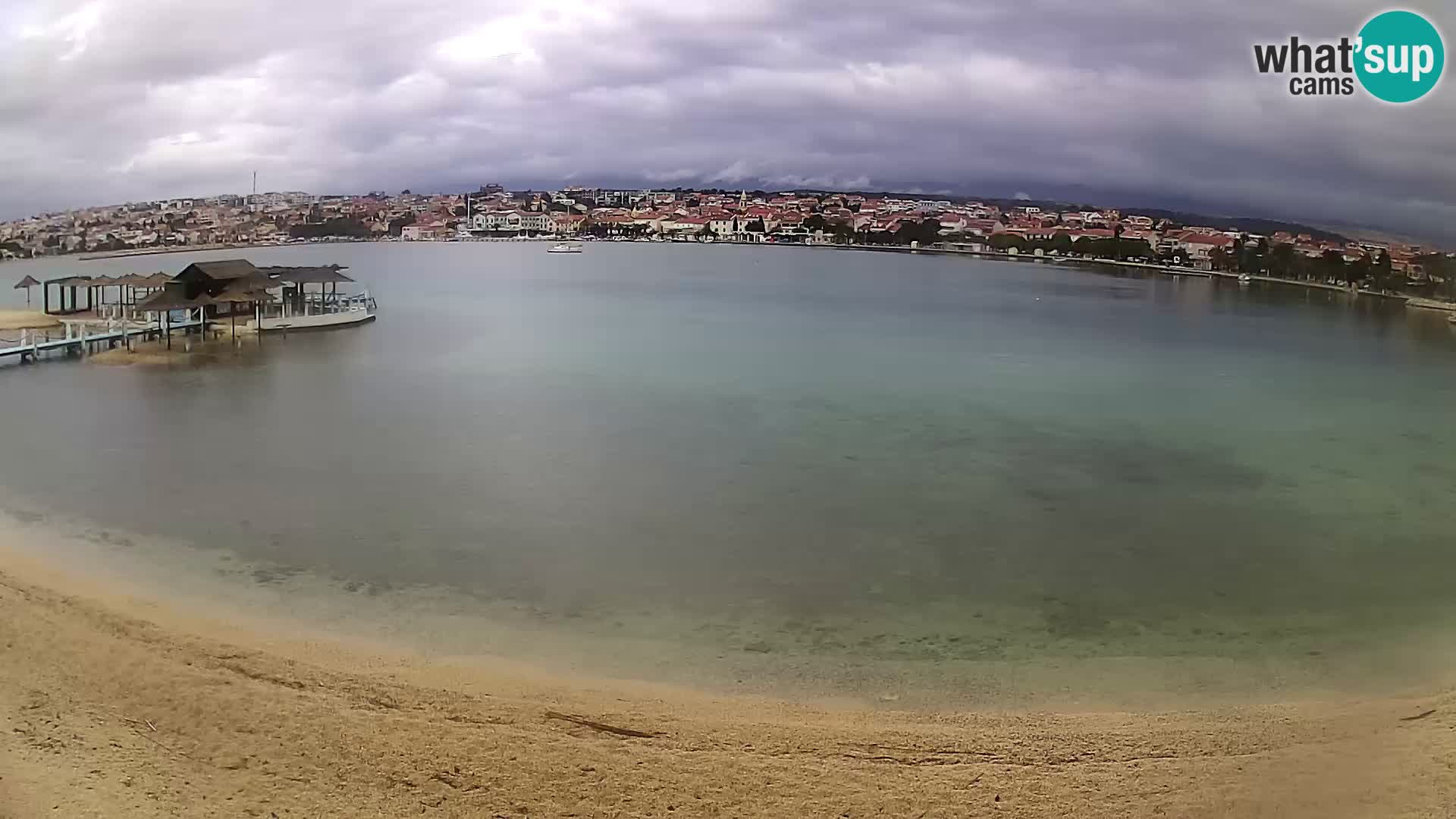 Live webcam Novalja – The Town beach