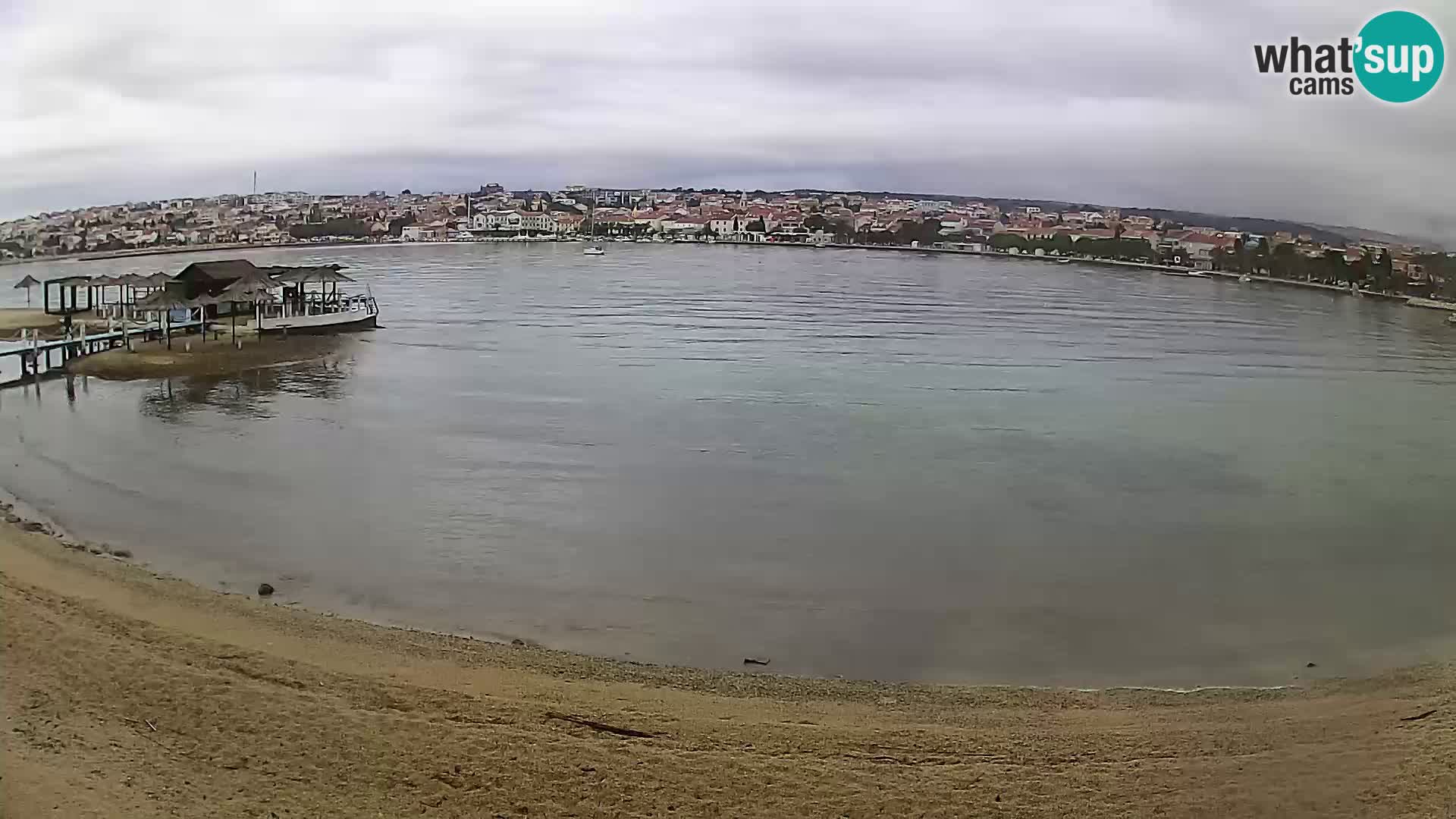 Live webcam Novalja – The Town beach
