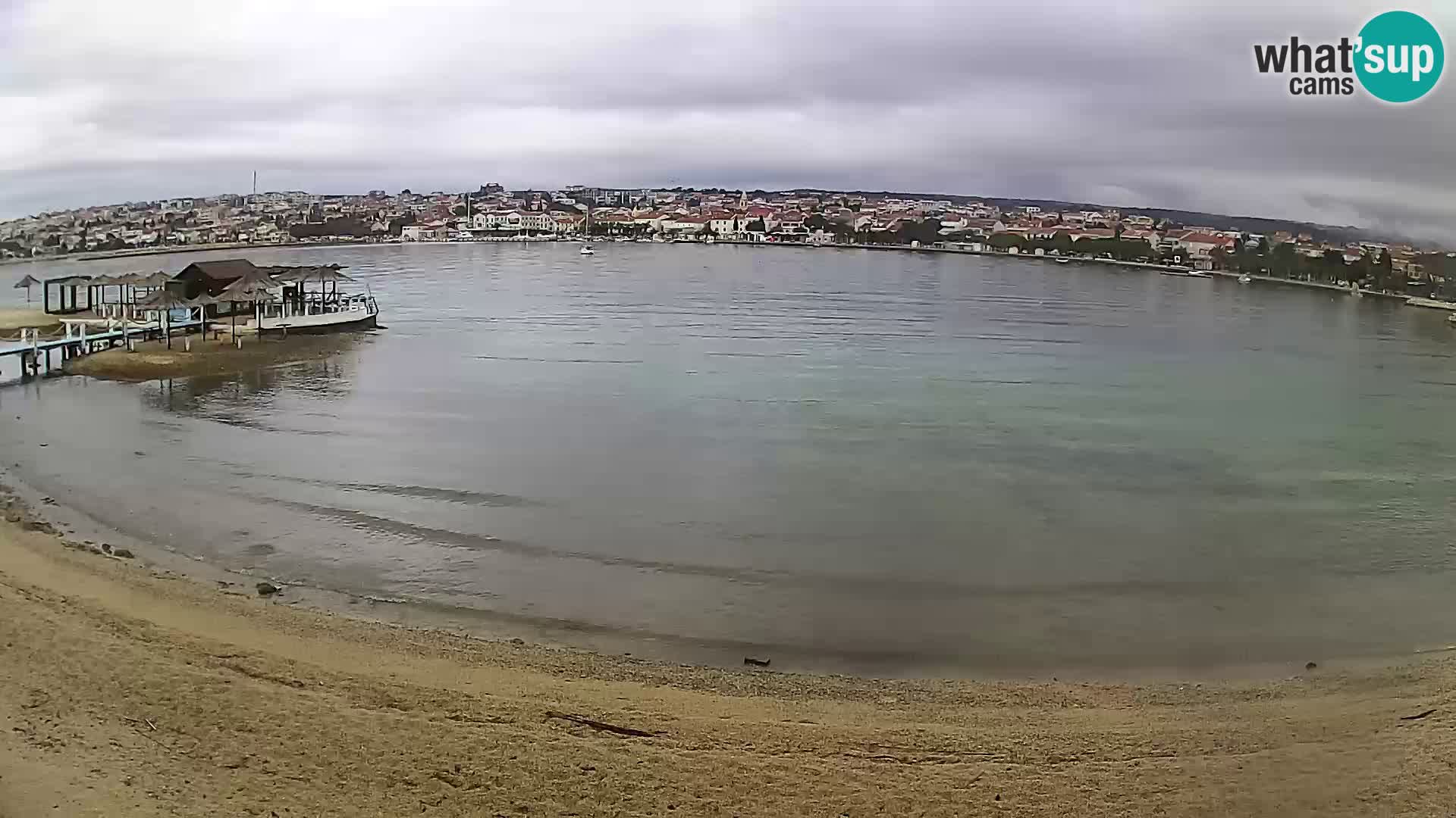 Novalja webcam – spiaggia cittadina