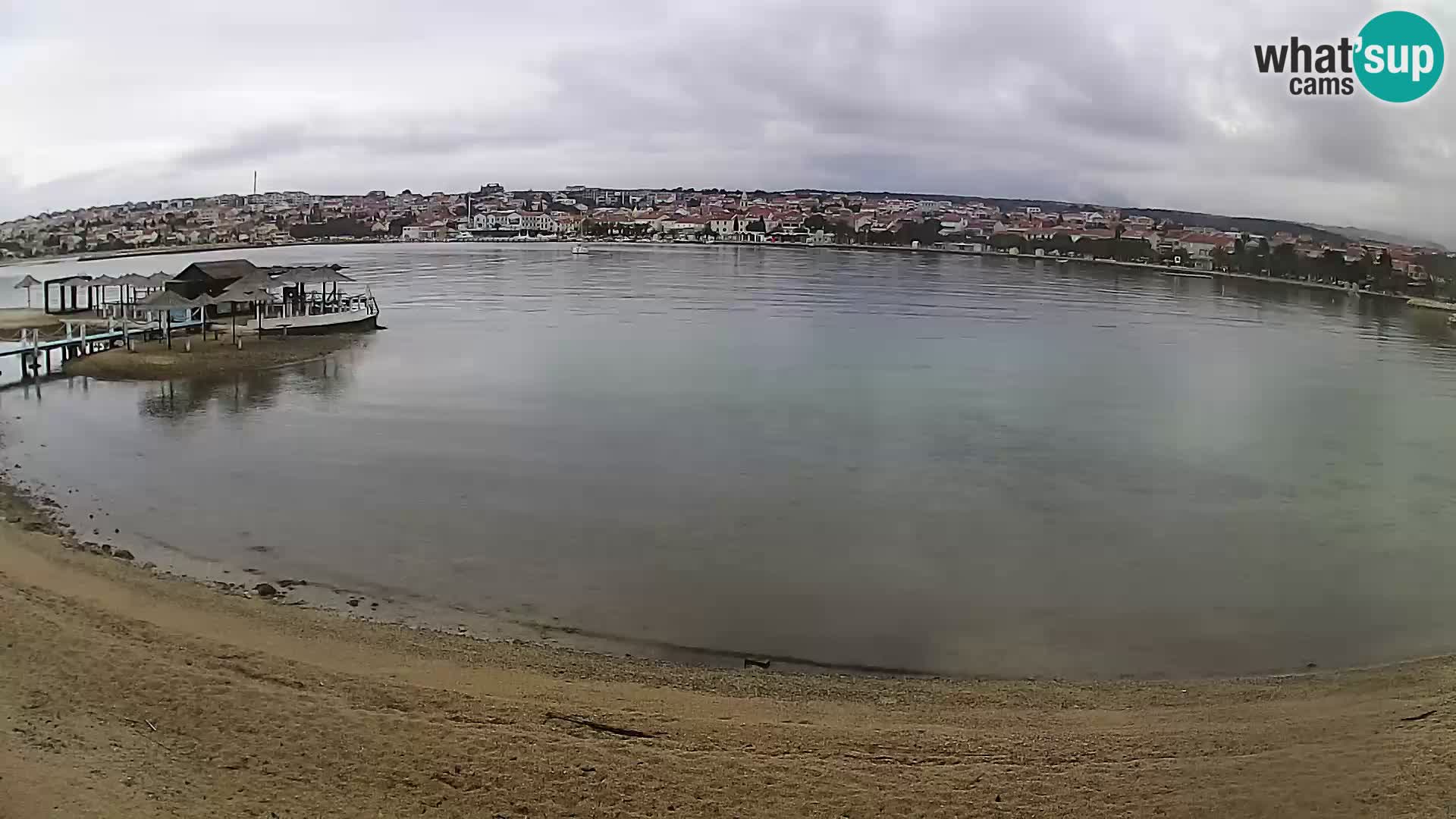 Live webcam Novalja – The Town beach