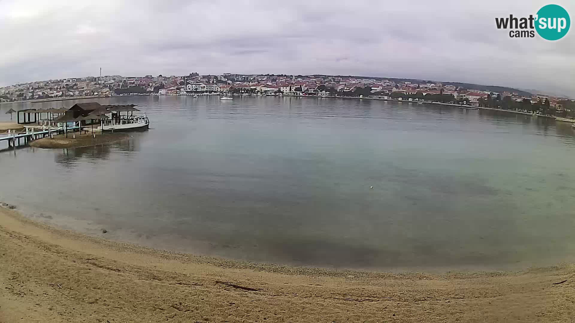 Novalja webcam – spiaggia cittadina