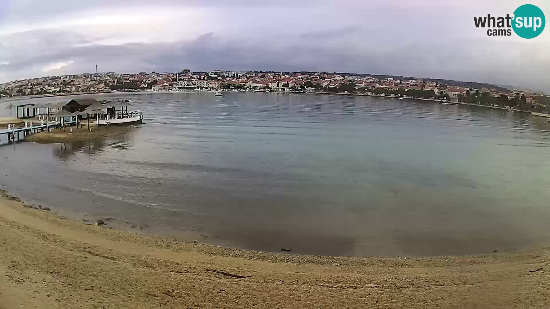 Novalja Kamera v živo – mestna plaža