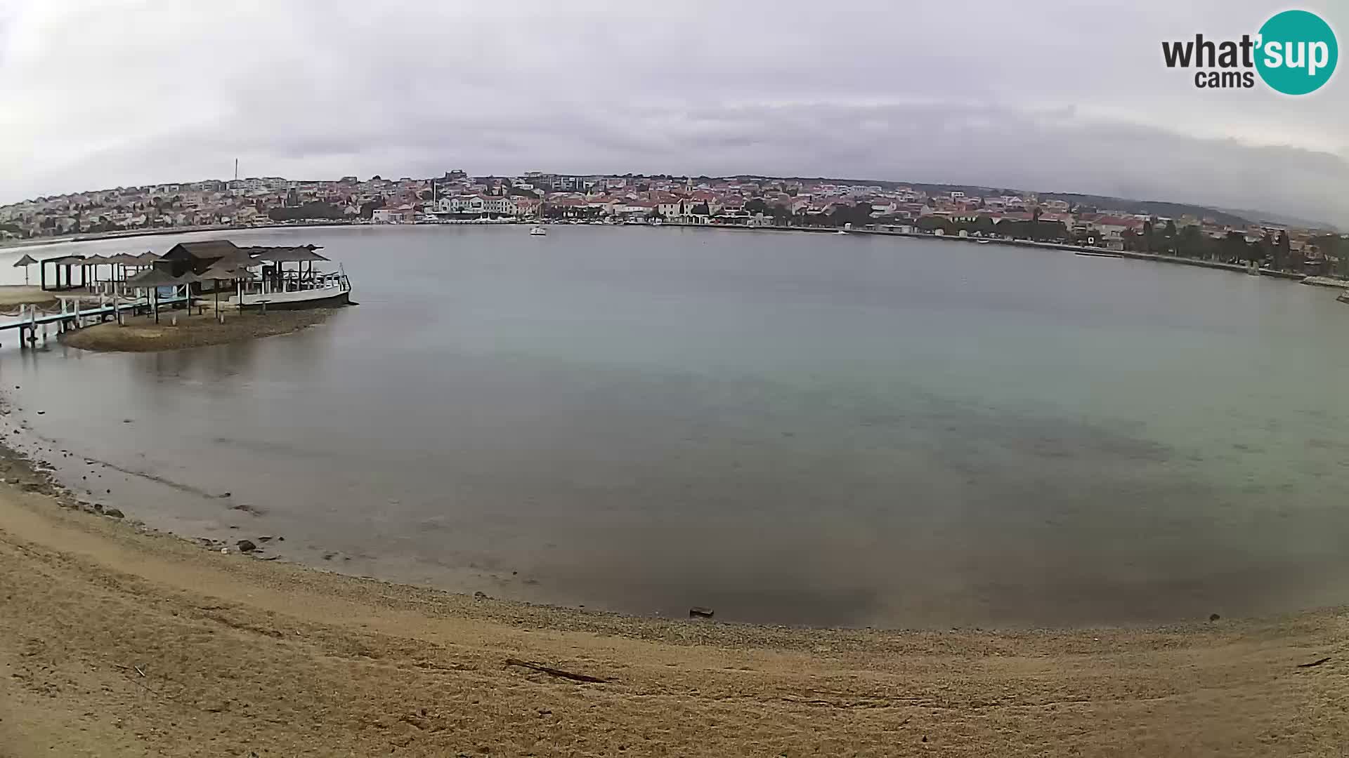 Live webcam Novalja – The Town beach